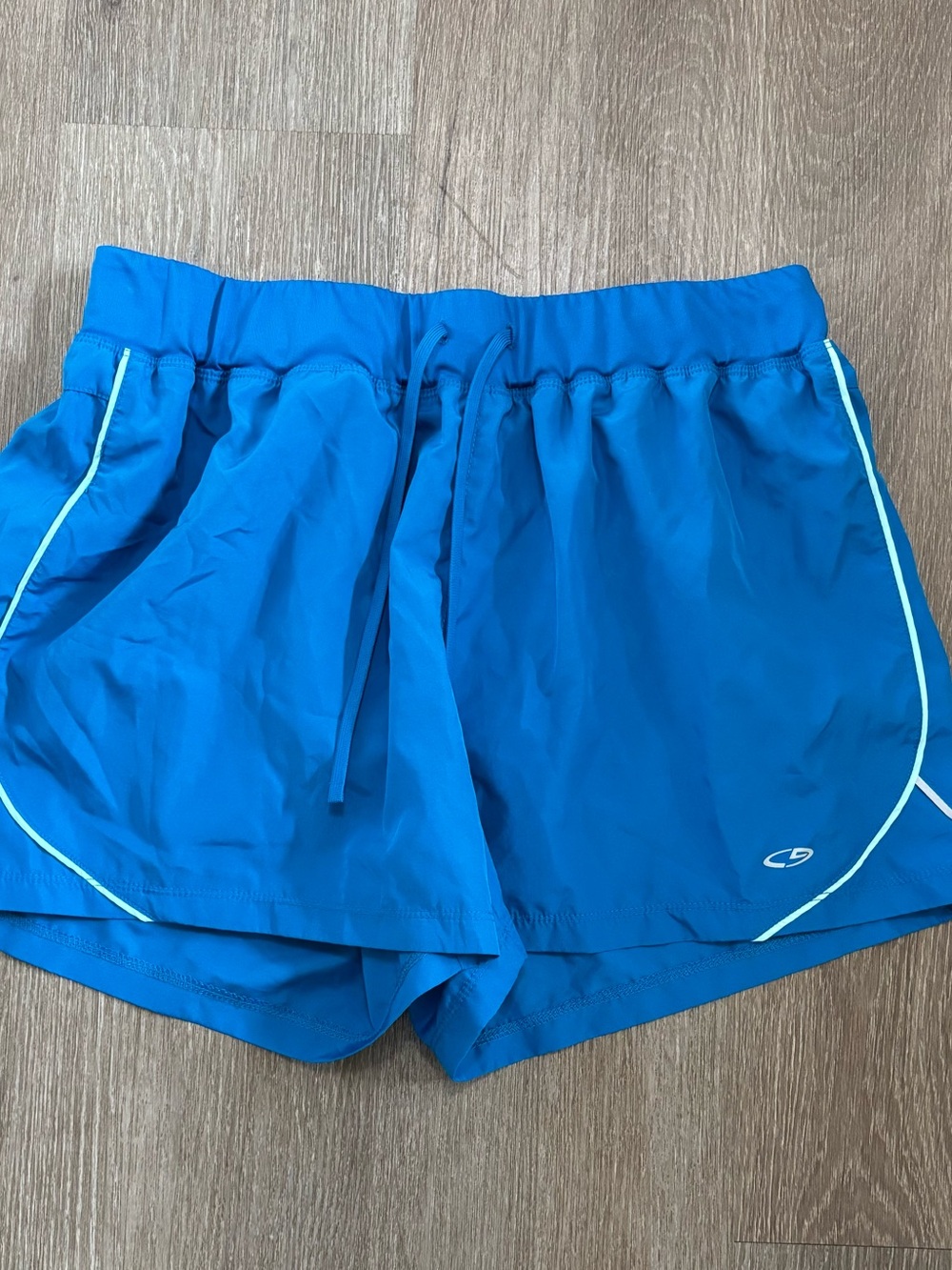 C9 by Champion Women's Turquoise Running Shorts Drawstring Elastic
Waist L